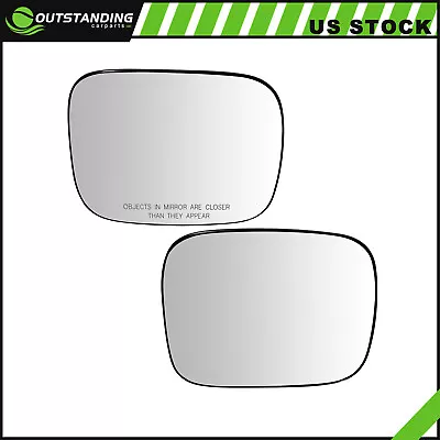 LH&RH Side Mirror Glass W/Plate Heated For Volvo 2008-2016 XC70 2.0 3.0L 3.2L • $63.53