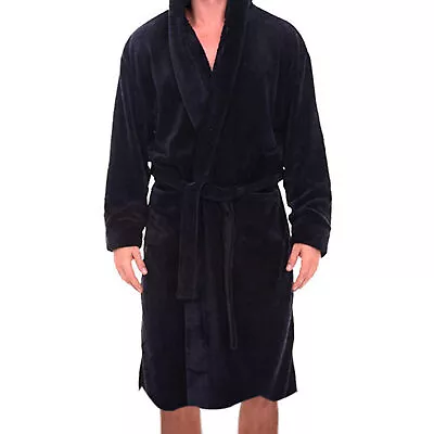 Pajamas Robe Pure Color Super Soft Thickened Warm Bath Robe Homewear • $21.14
