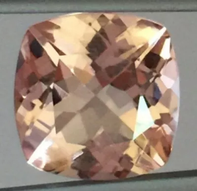 Morganite 5 Mm Cushion Cut Soft Peach Color All Natural Vvs • $11.99