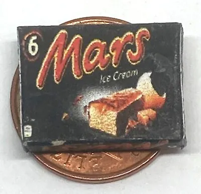 Empty Mars Ice Cream Packet Tumdee Dolls House Kitchen Food Freezer Accessory • $2.54