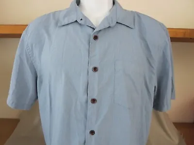 Quicksilver Waterman Men's Blue Shirt Fishing Beach Summer Surfing Size Medium • $18.99