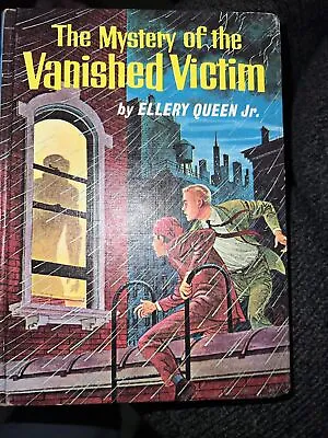 VINTAGE:  THE MYSTERY OF THE VANISHED VICTIM By Ellery Queen Jr. 1962 Ed • $15