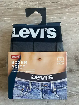 £19.99 • Buy BNWT Mens Levi's S Boxer Shorts / Trunks / Brief 30-32  Pack Levi's Grey Black
