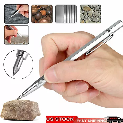 Tungsten Carbide Scriber Pen Engraving Tool Metal Glass Concrete Jewelry Marking • $6.64