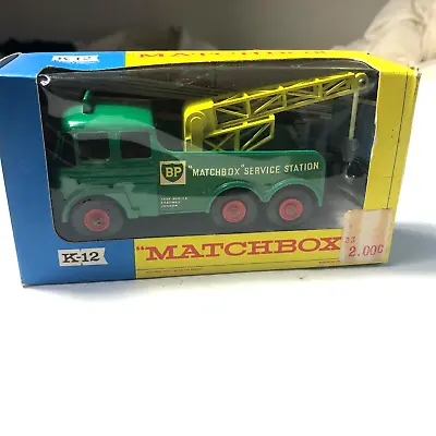 Matchbox K-12 BP Station Breakdown Truck With Original Box. VGC • $69.56