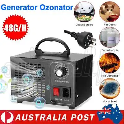 48000mg/h Ozone Generator Ozonator Machine Air Purifier Clean Deodoriser Ionizer • $44.55