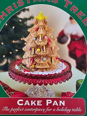 EUC NORDIC WARE 3D CHRISTMAS TREE CAKE PAN Baking Mold HEAVY CAST ALUM 10  9 Cup • £27.95