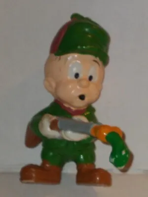 Vintage 2 1/2  Looney Tunes Toons Elmer Fudd Warner Bros PVC Figure 1988 • $8.99