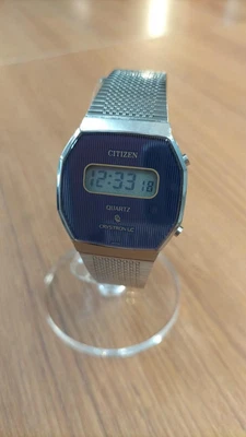$273.11 • Buy CITIZEN 4-095634TA 70S Quartz CRYSTRON Wrist Watch