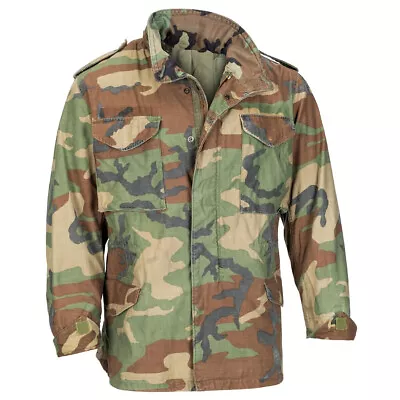Military Issue M65 Woodland Field Jacket Used • $29.95