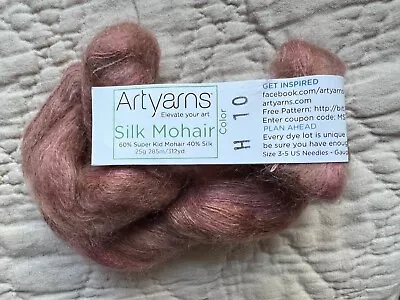 Artyarns Silk Mohair 40% Mulberry Silk 60% Fine Kid Mohair 312 Yards 25 Grams • $30