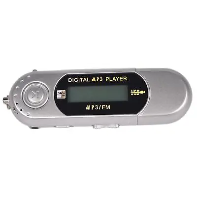 4GB USB MP4 MP3 Music Video Player Recording With FM Radio Sliver 4G • £11.89