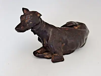 £174.99 • Buy 1870s  Greyhound Sculpture In Steel  With Damaged Legs Etc  Tactile 