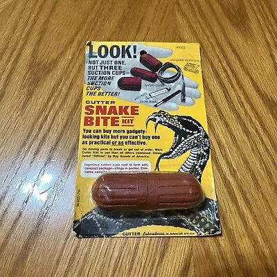 Vintage Cutter Laboratories Snakebite Kit 06-6527-794 Snake Bite • $29.95