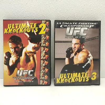 LOT OF 2 Ultimate Fighting Championship (UFC) Knockouts #2 & #3 DVD • $11.61