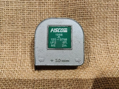 Fisco Vintage Tape Measure  6ft  Joiners Carpenter's Woodwork Builders Tool 1988 • £12