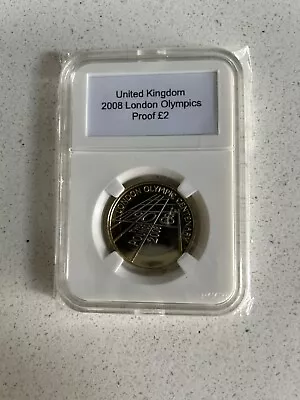 2008  PROOF London Olympic Centenary Two Pounds £2 Coin Uncirculated BUNC GB • £10