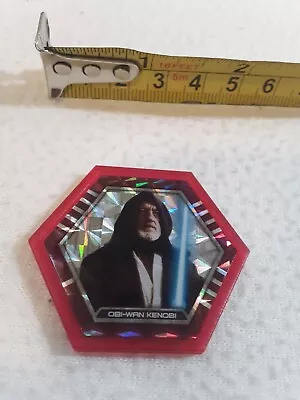 Star Wars Galactic Connexions Disc ULTRA RARE LIGHTSABER RED Obi-Wan Kenobi • $34.25