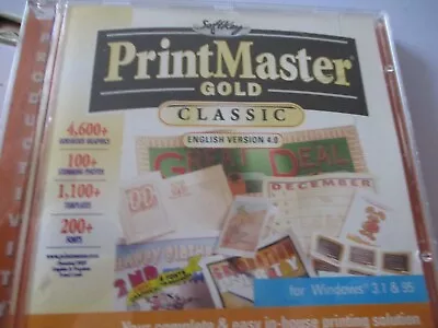 PrintMaster Gold Classic CD-ROM [Windows] • £0.99