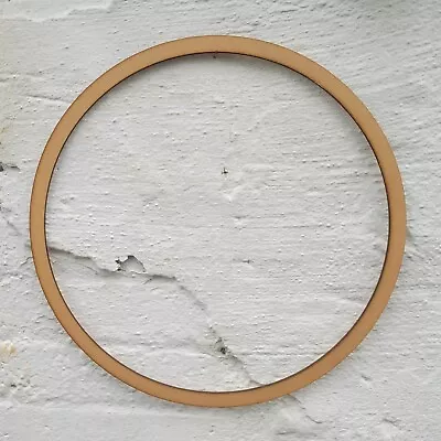 Wooden Rings Craft Shapes Hoop Wreath Sign Lighting Flower Wall Wedding Party • £22.95