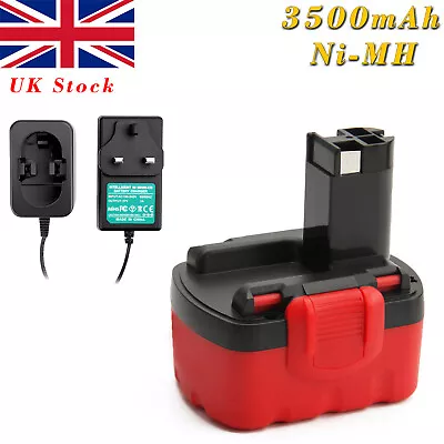 £42.91 • Buy 3500mAh Battery/Charger For Bosch 14.4V BAT038 BAT040 BAT140 2607335533 PSR1440