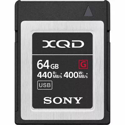 Sony XQD 64GB G Series - Read 440MB/S Write 400MB/S 4K Video • £155.15