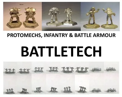 BATTLETECH RAL PATHA Miniatures Multilist Infantry Protomechs Multi • $6.25