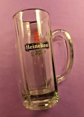 Vintage Heineken Beer Handled Mug Bar Tumbler 6.5  - MINT CONDITION - FREE SHIP • $19.99