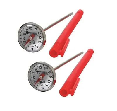 TAYLOR 3517 Pocket Test Chef Thermometer 50° F To 550° F Lot Of 2 • $17.09