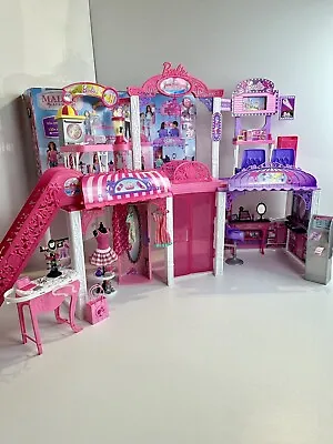 Barbie Malibu Ave. Mall 2015 #CNB31 Shopping Stores Original Box Furn & Access • $183.66