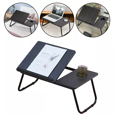 Folding Laptop Table Stand Bed Computer Desk Bed Picnic Stand Notebook Tray Home • £11.99