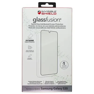 ZAGG InvisibleShield (Glassfusion+) Hybrid Glass For Samsung Galaxy S20 • $10.95