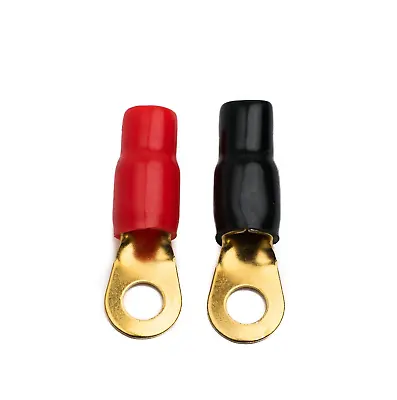 4 GAUGE RING TERMINALS 1 PAIR 4 AWG 2 Terminals 5/16 Inch - 8mm Stud • £4.49