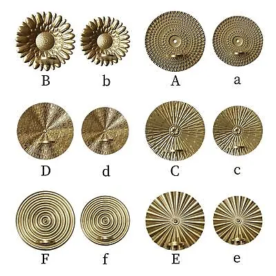 Wall Candle Sconce Round Pillar Candle Holder Metal Wall Decor For Bedroom • £7.15