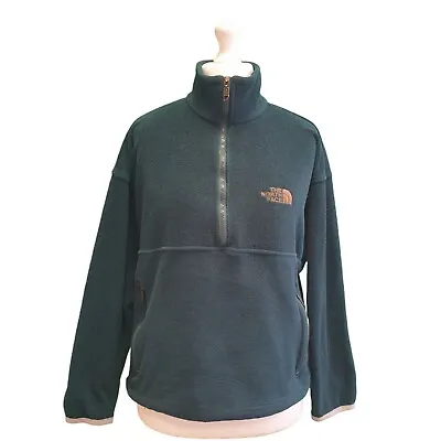 £34.99 • Buy Women's The North Face Green Zipped Fleece Base Layer L Eu 40