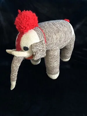 £11.14 • Buy Vintage Handmade Sock Monkey Elephant  Adorable!