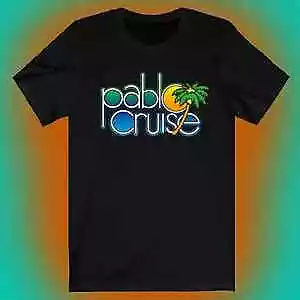 Pablo Cruise Logo Men'S Black T-Shirt Size S To 5Xl • $19.99