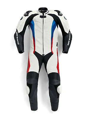 BMW Motorcycle/Motorbike Suit Street Racing Cowhide Leather Bike Jacket Suit • $257.35