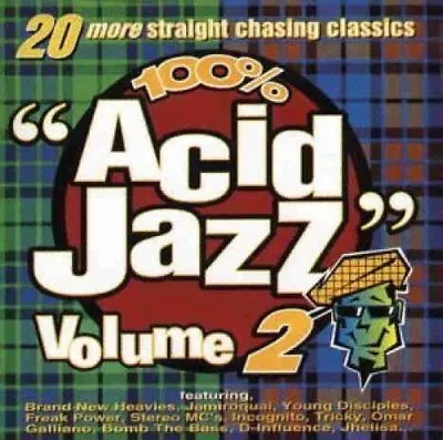 Acid Jazz-100% (1995) | CD | 2:Brand New Heavies Jamiroquai Young Disciples... • £7.19