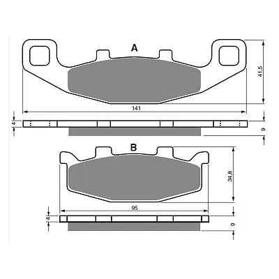 Front Brake Pads Touring Organic For Suzuki GSX250F Across 1990 To 2000 • $64.50