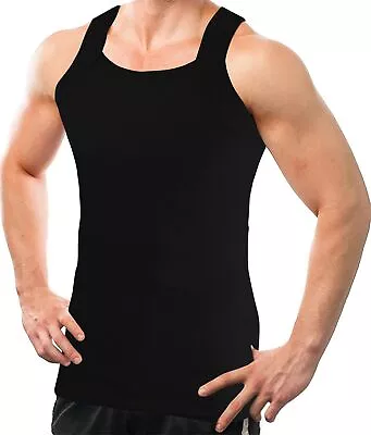 Different Touch Men's G-unit Style Tank Tops Square Cut Muscle Rib A-Shirts ... • $25.41