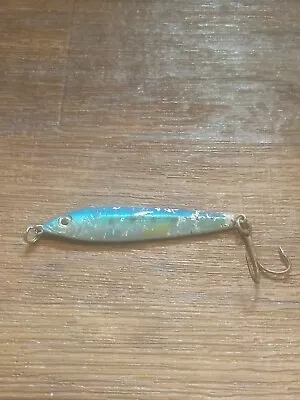 Mega Bait Metal Fish Lure Blue Scale. 3 3/4  Used Single Hook  • $5.60