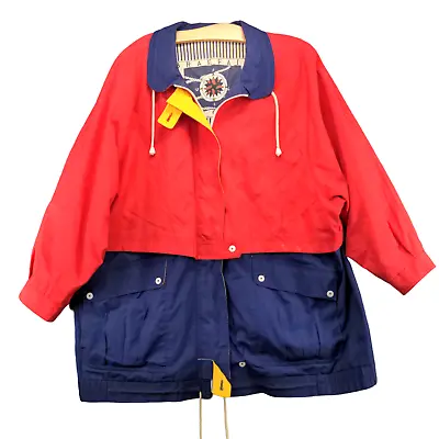 Braefair Sport Men's Nautical Jacket Multi Colorblock XL Long Sleeve Full Zip • $18.60
