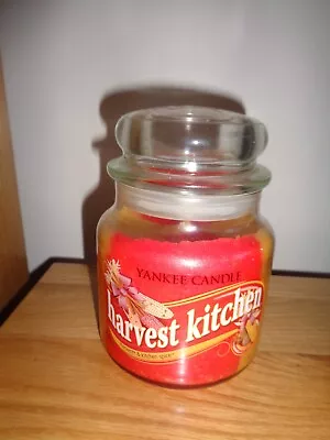 Yankee Candle HARVEST KITCHEN SWIRL MEDIUM JAR  U.S. RELEASE RETIRED VHTF • £29.99