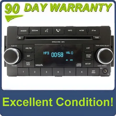 CHRYSLER DODGE JEEP AM FM Radio Stereo MP3 CD Player RES Sirius Uconnect OEM • $253