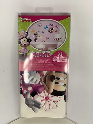 Disney Minnie Mouse Peel & Stick Wall Decals Removable Repositionable • $19.99