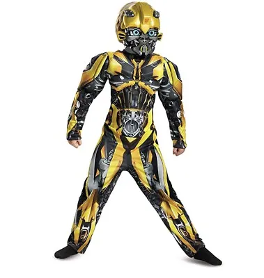 $18 • Buy Transformers - Bumblebee Child Muscle Costume W/ Mask - Disguise Medium 7-8