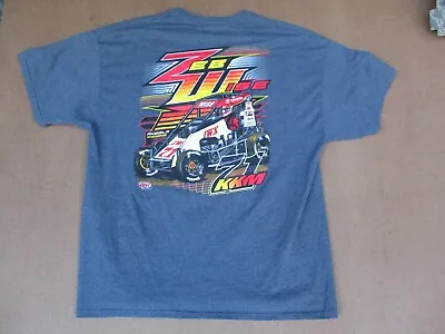 ZEB WISE #71 KKM Grey Midget Car Racing Race T Shirt • $15