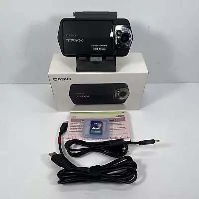 $129.99 • Buy Casio TRYX EX-TR100 12.1MP HD Digital Camera BUNDLE (Black) TESTED