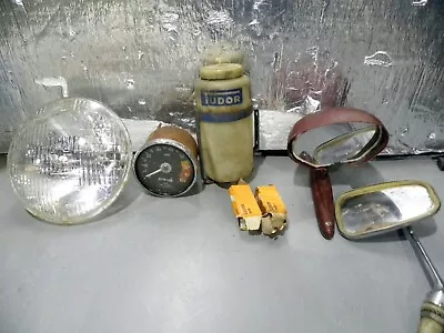 Lot Of MG MGB 1969 Parts Headlight Tach Side Mirror Bulbs Washer Bracket Etc • $39.95